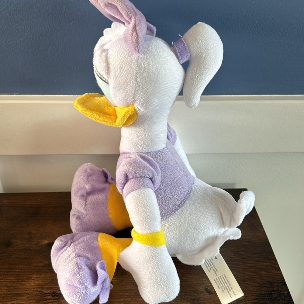 Disney Daisy Duck Purple White & Yellow Plush - Picture 4 of 9